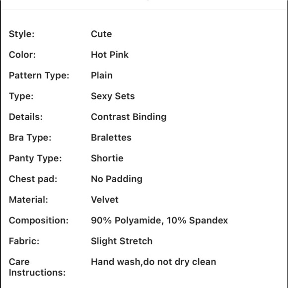 Pink Velvet 2 Pc Bralette & Shorts Pajamas Set - Picture 6 of 7